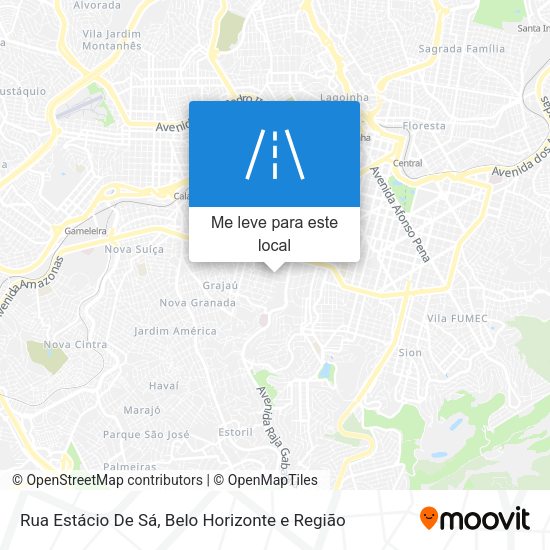 Rua Estácio De Sá mapa