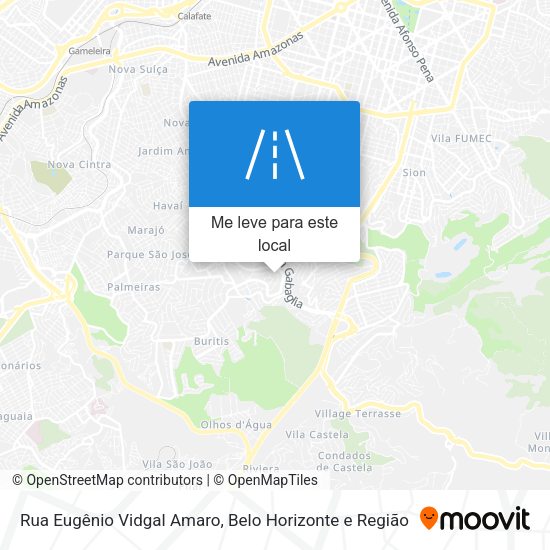 Rua Eugênio Vidgal Amaro mapa