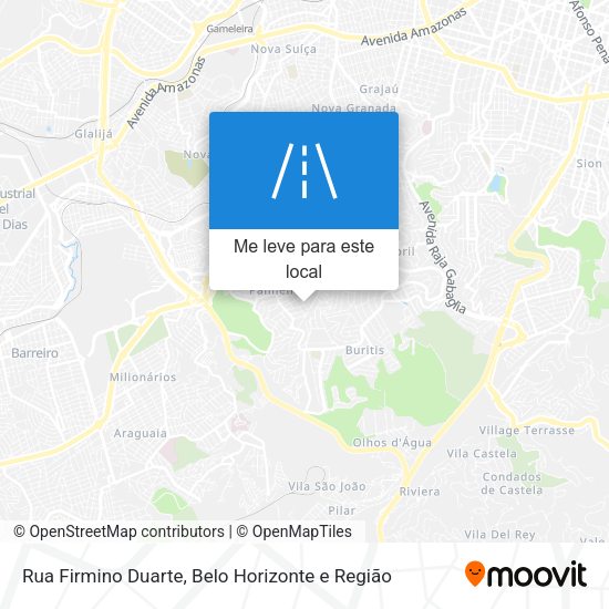 Rua Firmino Duarte mapa