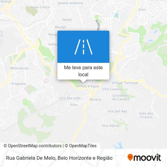 Rua Gabriela De Melo mapa