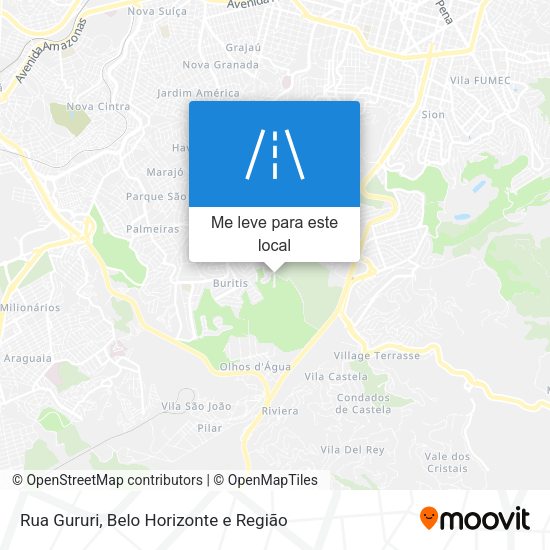 Rua Gururi mapa