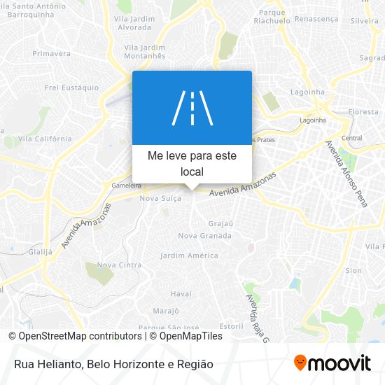Rua Helianto mapa