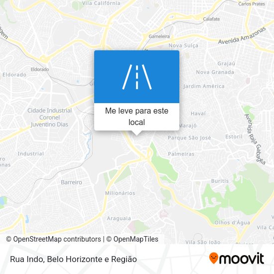 Rua Indo mapa