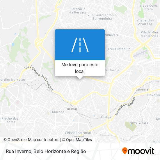 Rua Inverno mapa