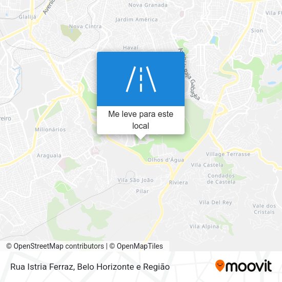 Rua Istria Ferraz mapa