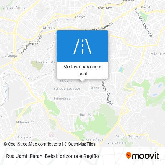 Rua Jamil Farah mapa