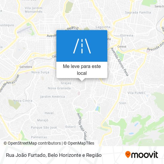 Rua João Furtado mapa