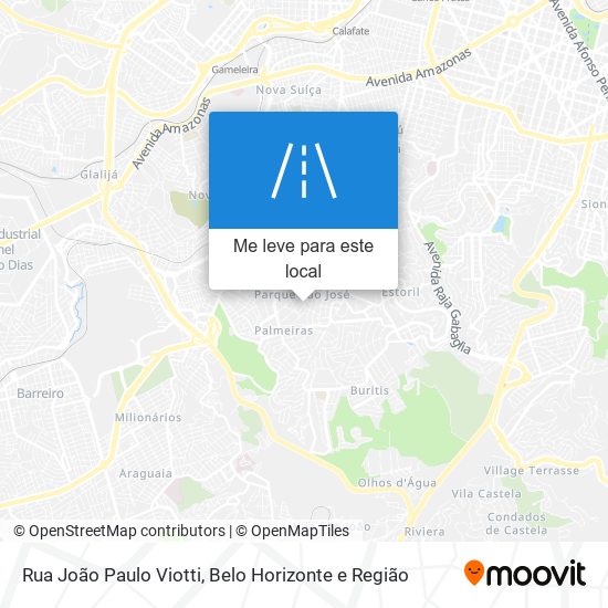 Rua João Paulo Viotti mapa