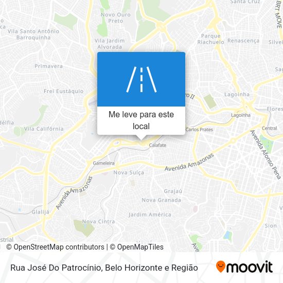 Rua José Do Patrocínio mapa