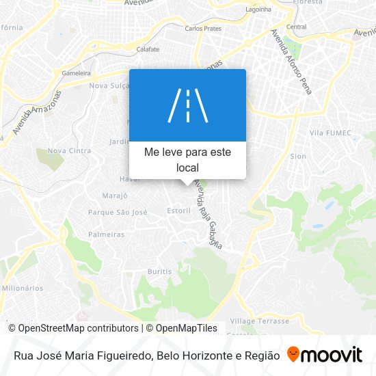 Rua José Maria Figueiredo mapa