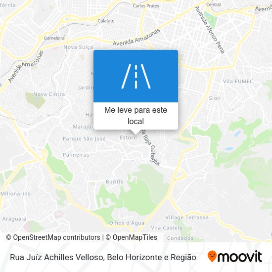 Rua Juíz Achilles Velloso mapa