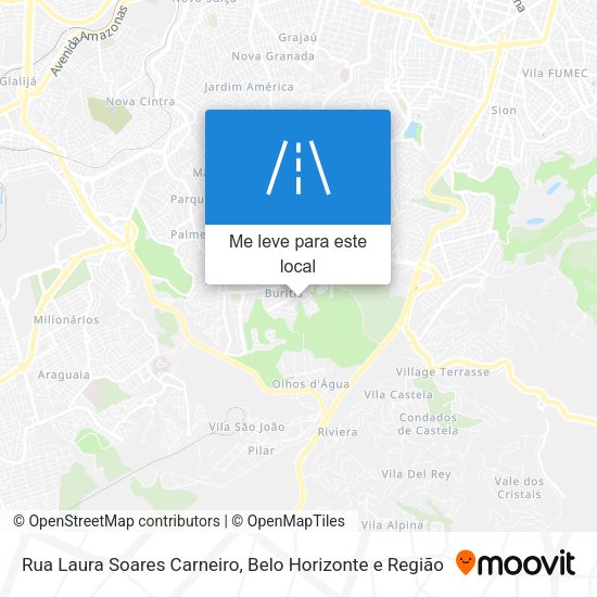 Rua Laura Soares Carneiro mapa