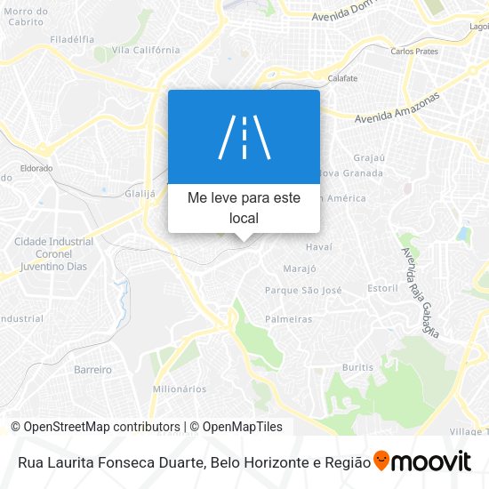Rua Laurita Fonseca Duarte mapa