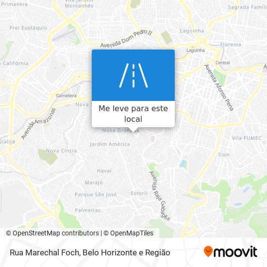 Rua Marechal Foch mapa