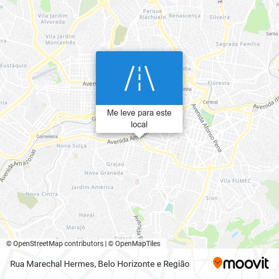 Rua Marechal Hermes mapa