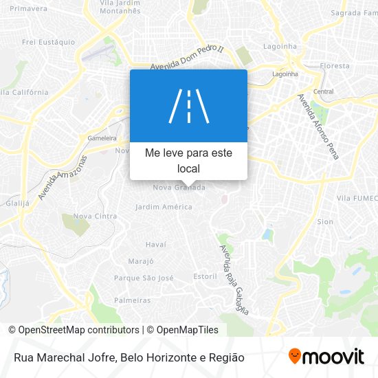 Rua Marechal Jofre mapa