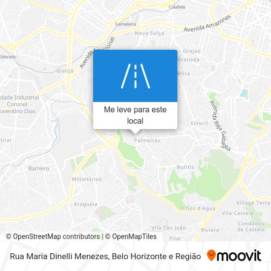 Rua Maria Dinelli Menezes mapa
