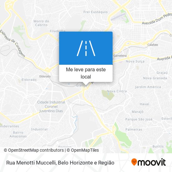 Rua Menotti Muccelli mapa