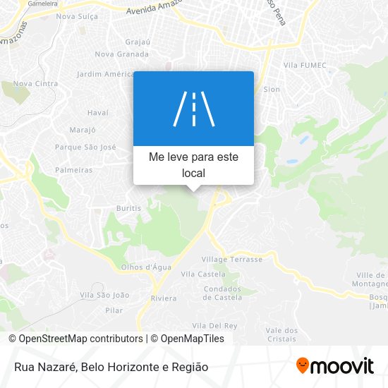 Rua Nazaré mapa