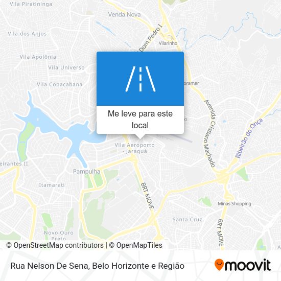 Rua Nelson De Sena mapa