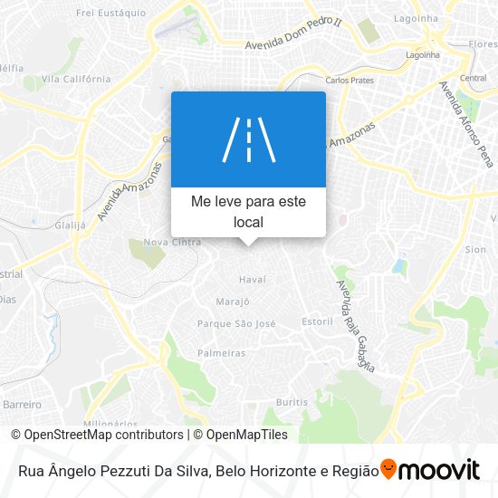Rua Ângelo Pezzuti Da Silva mapa