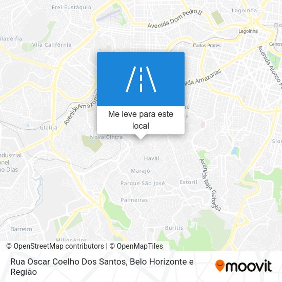 Rua Oscar Coelho Dos Santos mapa