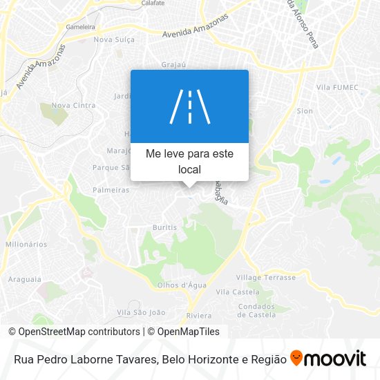 Rua Pedro Laborne Tavares mapa