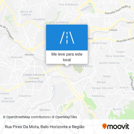 Rua Pires Da Mota mapa