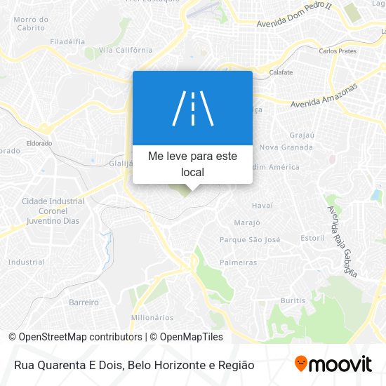 Rua Quarenta E Dois mapa