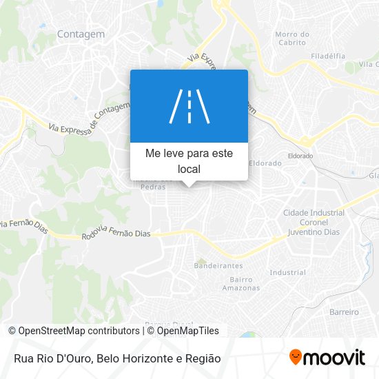 Rua Rio D'Ouro mapa