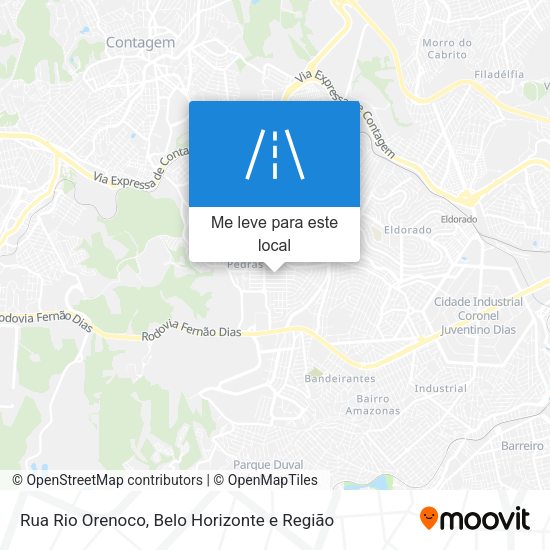 Rua Rio Orenoco mapa