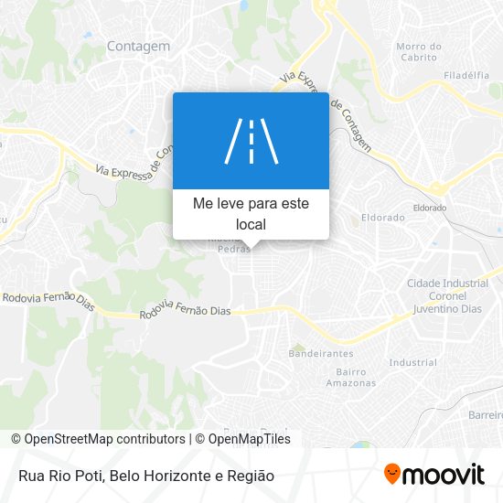 Rua Rio Poti mapa