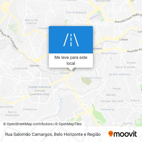 Rua Salomão Camargos mapa