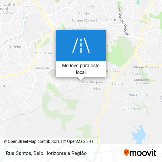 Rua Santos mapa