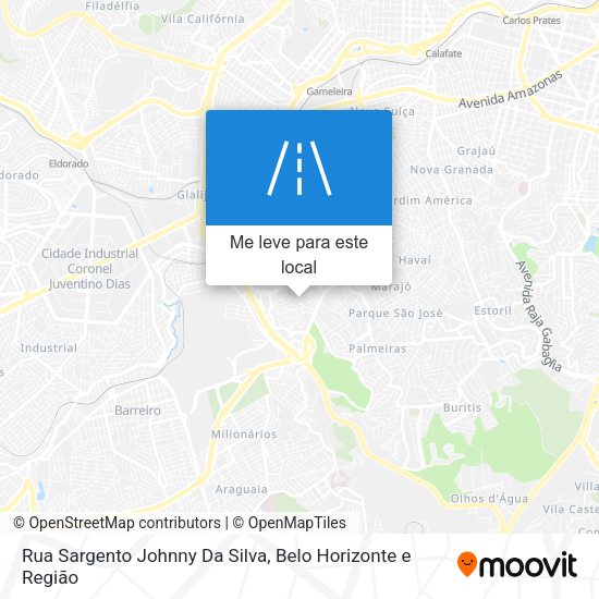 Rua Sargento Johnny Da Silva mapa