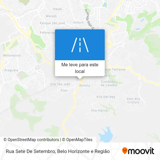 Rua Sete De Setembro mapa