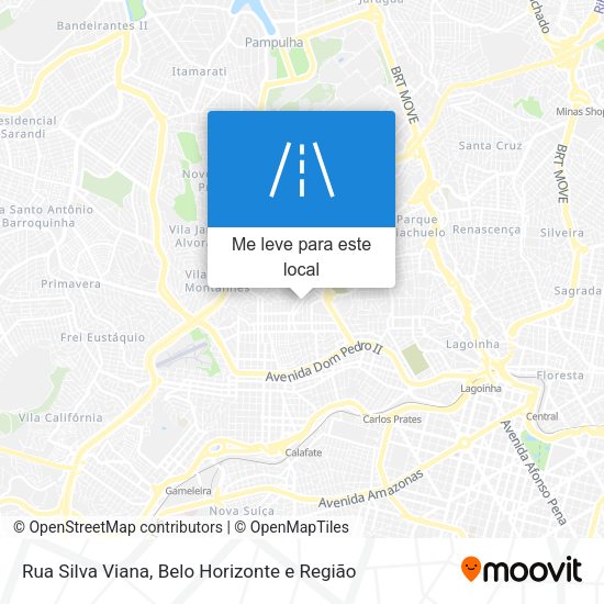 Rua Silva Viana mapa