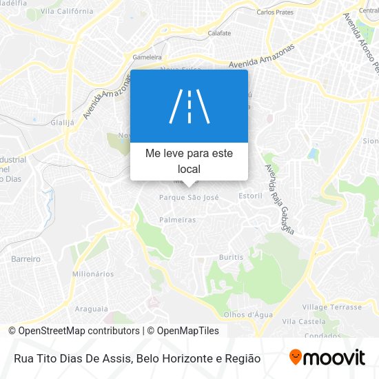 Rua Tito Dias De Assis mapa
