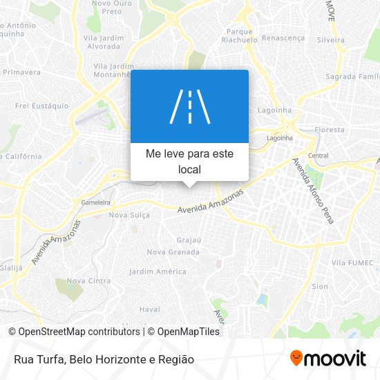 Rua Turfa mapa