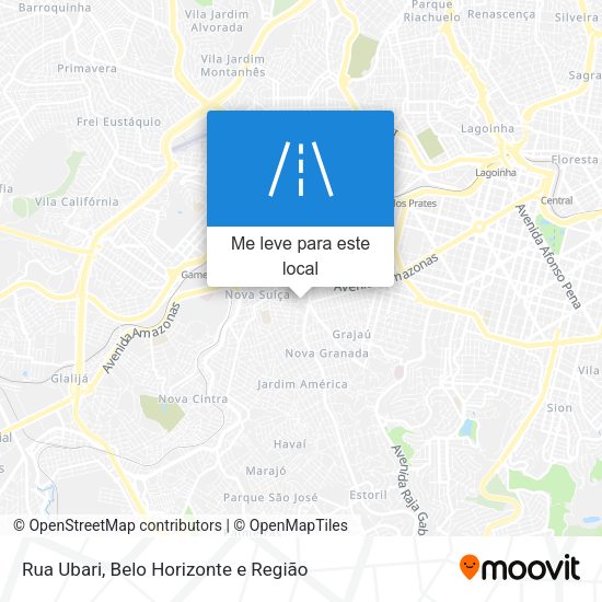 Rua Ubari mapa