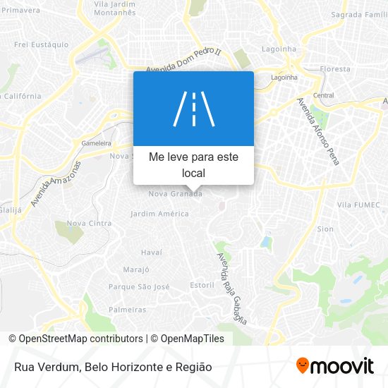 Rua Verdum mapa