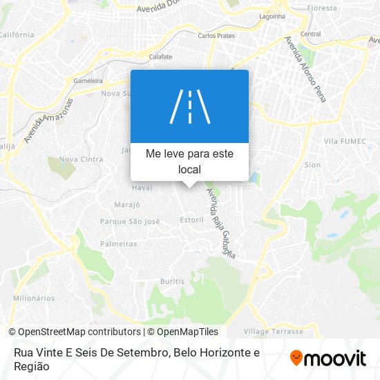 Rua Vinte E Seis De Setembro mapa