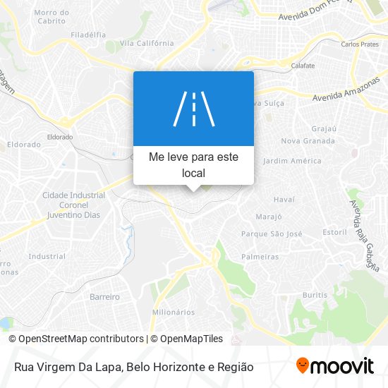 Rua Virgem Da Lapa mapa