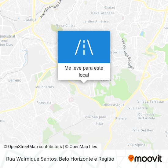 Rua Walmique Santos mapa