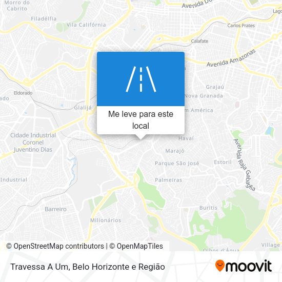 Travessa A Um mapa