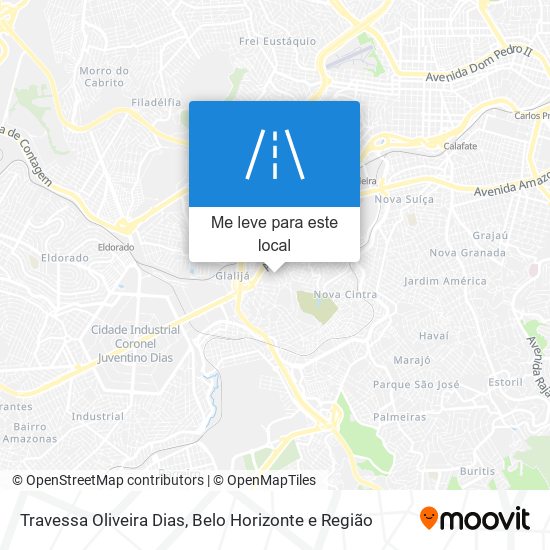 Travessa Oliveira Dias mapa