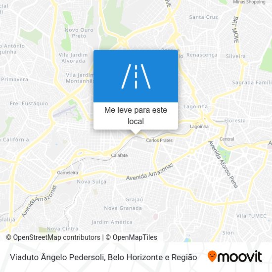 Viaduto Ângelo Pedersoli mapa