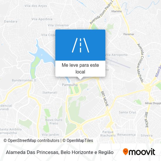 Alameda Das Princesas mapa