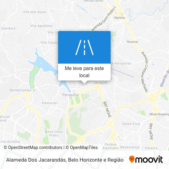 Alameda Dos Jacarandás mapa
