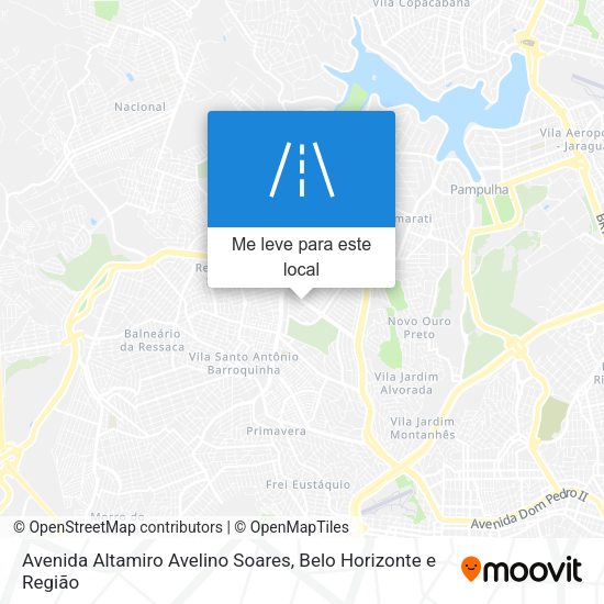Avenida Altamiro Avelino Soares mapa